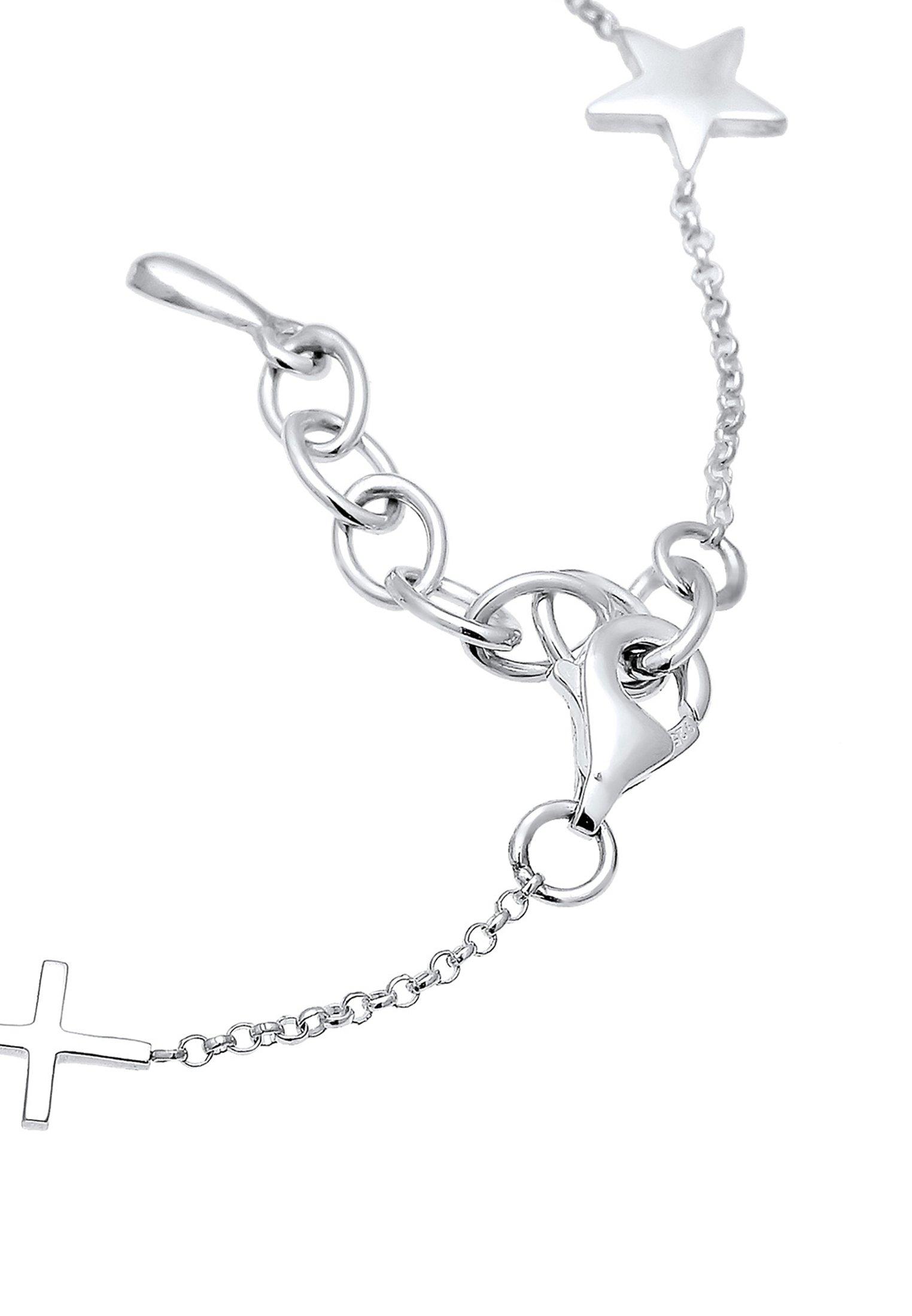 Elli  Bracelet Croix Coeur Infini Ancre Étoile Bracelet Femme 