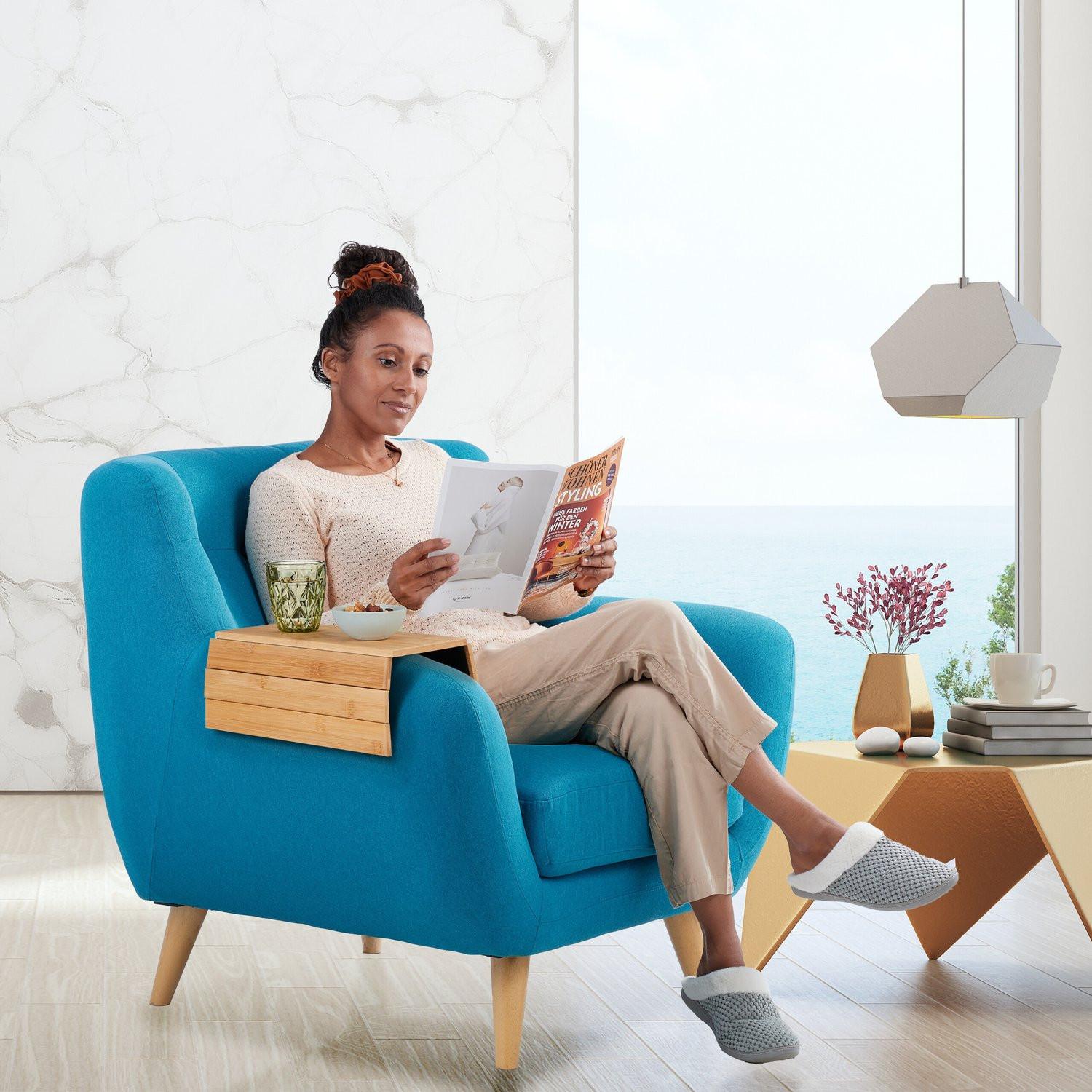 B2X Sofatablett aus Bambus  