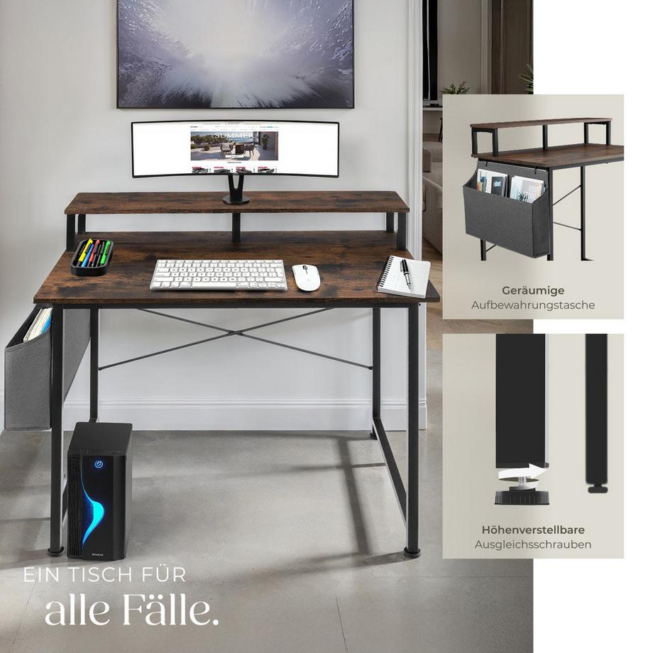 Tectake Scrivania Thornton Stile Industriale  