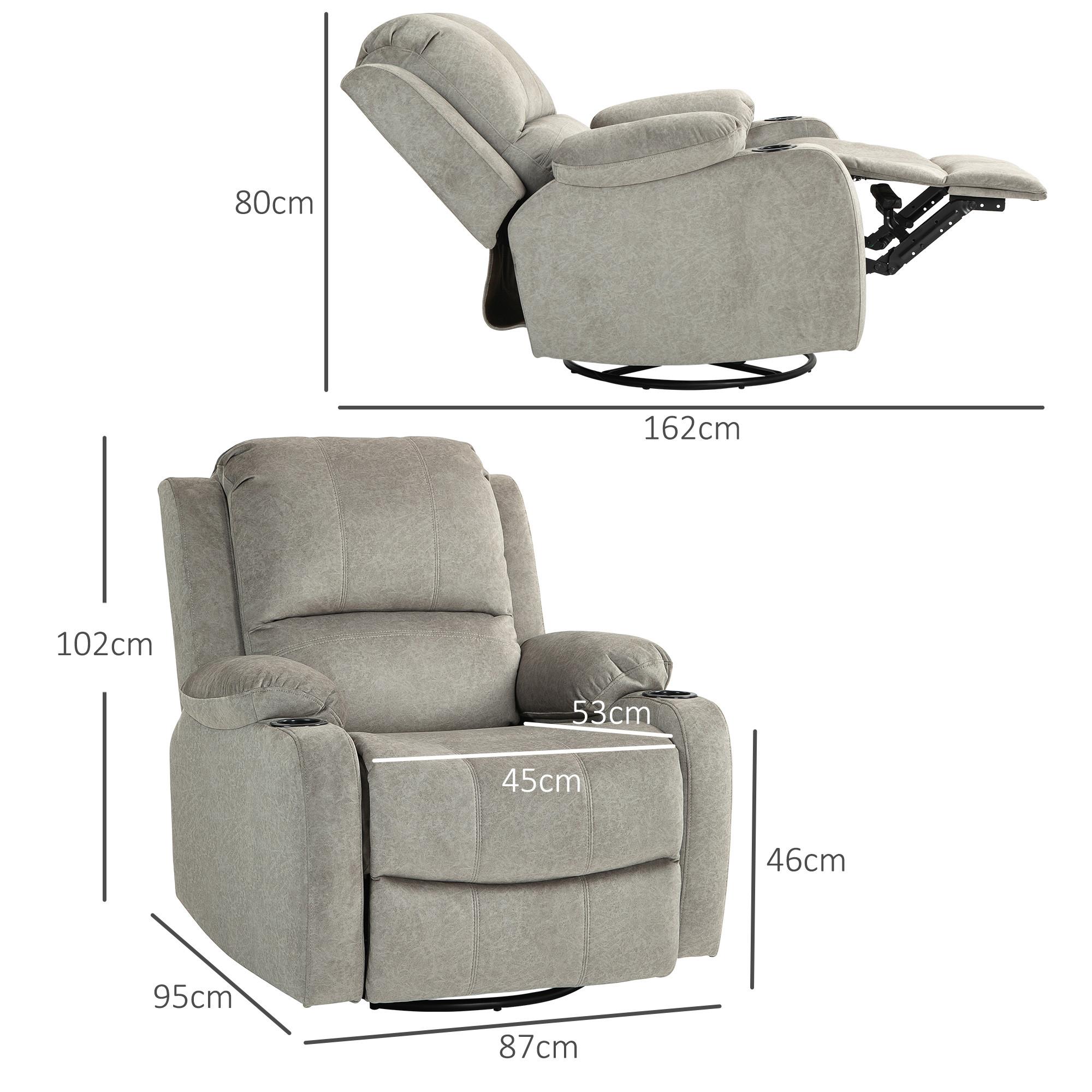 HOMCOM Fauteuil de relaxation  