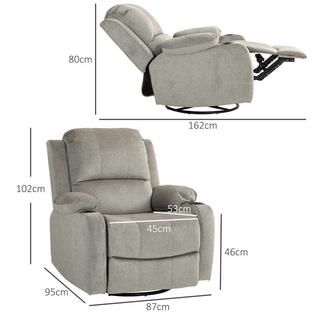 HOMCOM Fauteuil de relaxation  