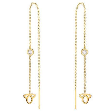 Eastside  Femme Boucles d´oreilles en acier inoxydable fleur de lotus 