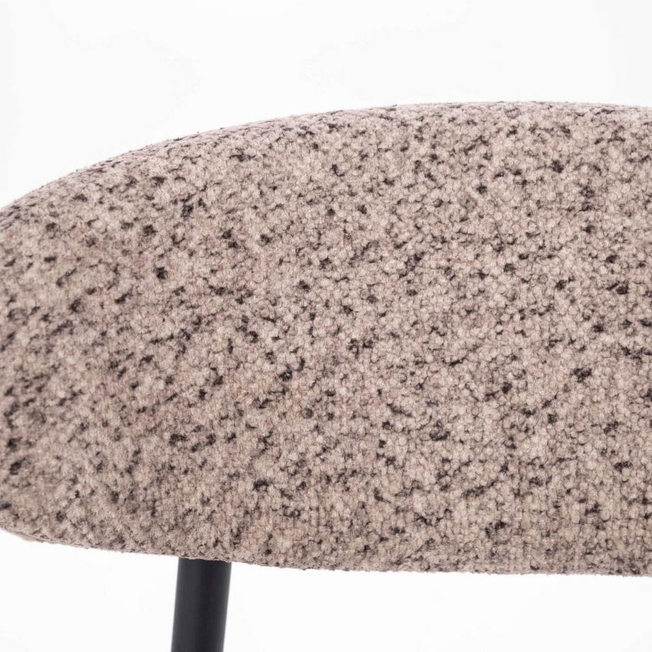mutoni Chaise de bar Jari taupe  