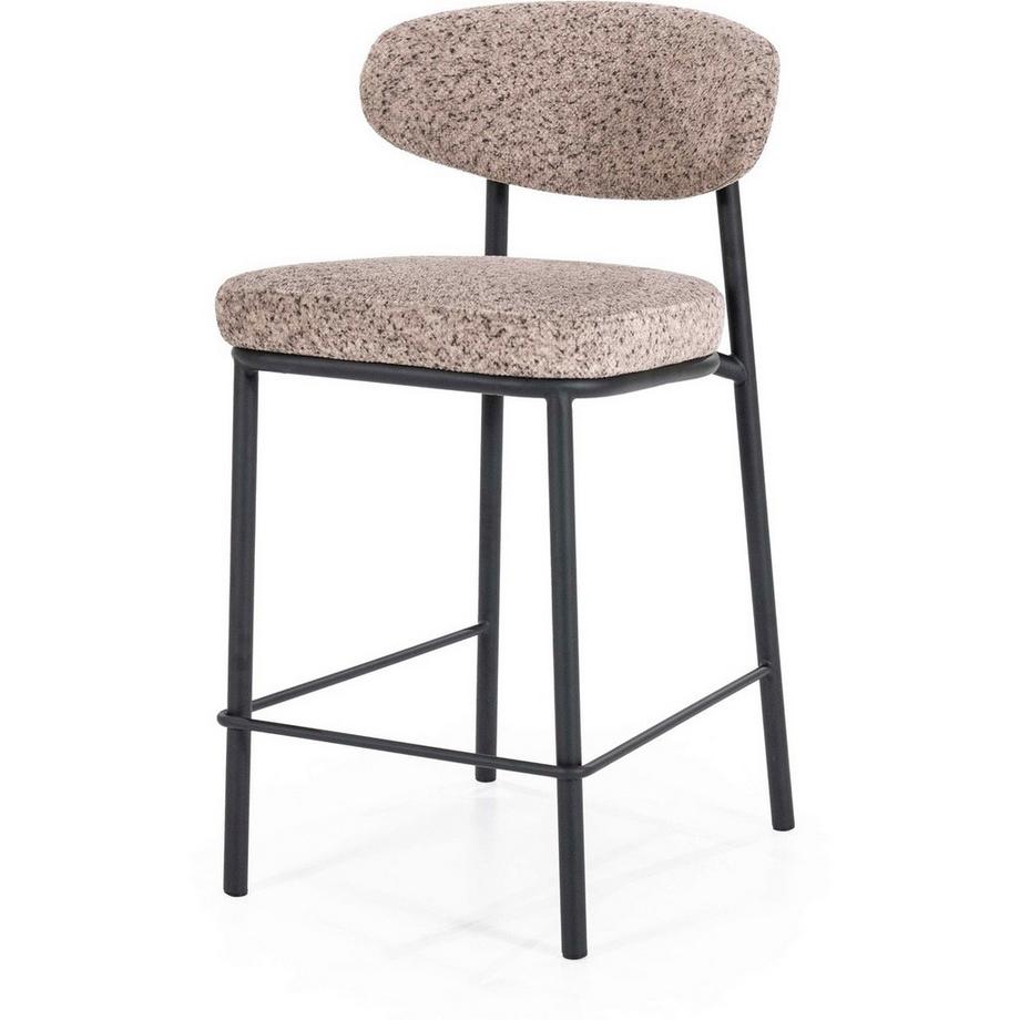 Chaise de bar Jari taupe
