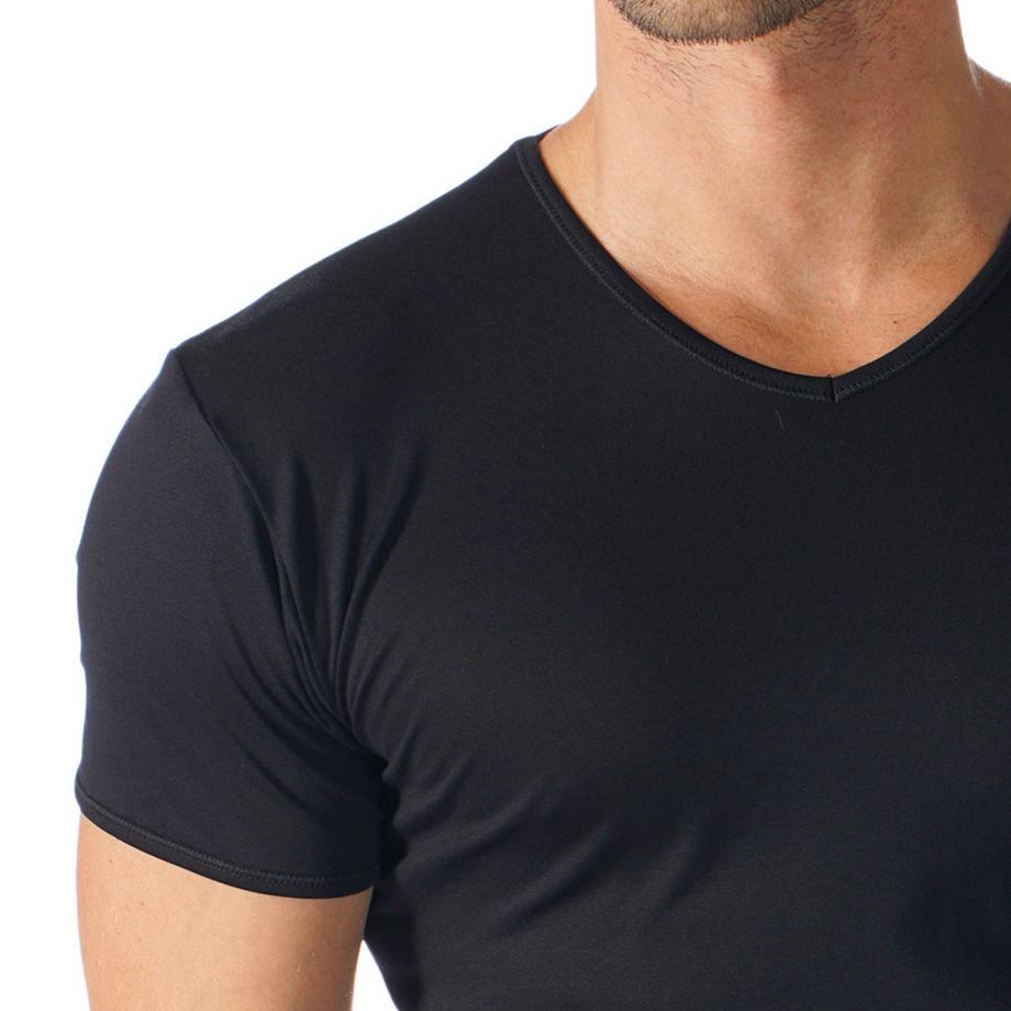 mey Software Maillot de Corps Manches Courtes Col V Lot de 2  