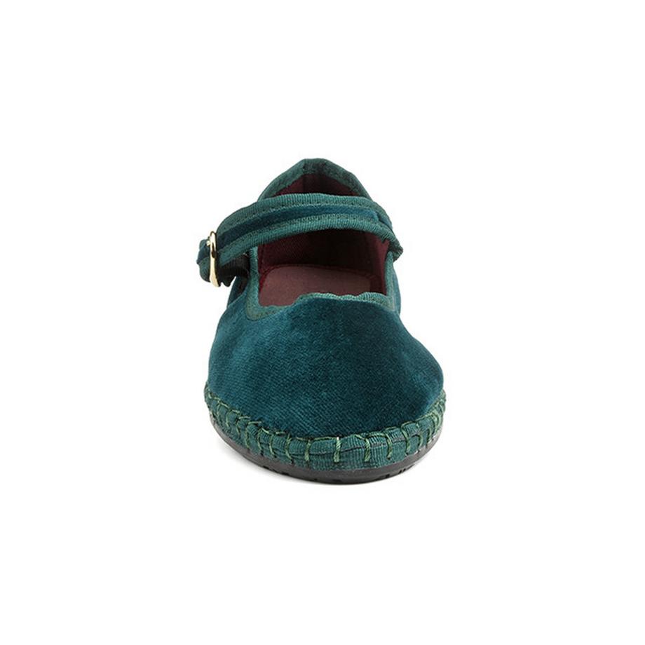 Flabelus Mary Jane Samt Ballerinas  