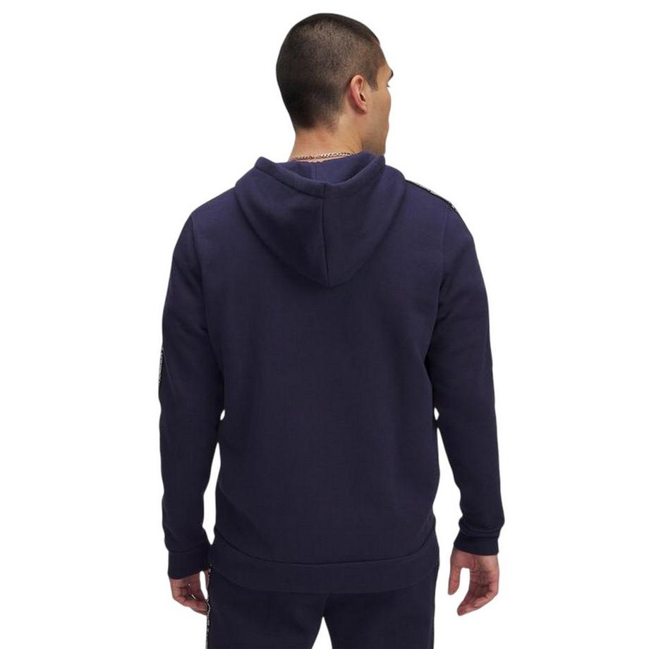 UNDER ARMOUR Fleece Hoodie mit durchgehendem Reißverschluss und gestreiften Ärmeln  
