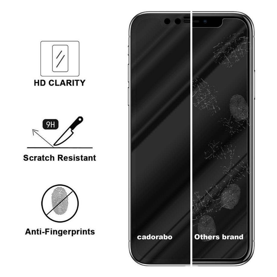 Cadorabo  Vollbild Panzerfolie für Apple iPhone XS MAX Gehärtetes Display-Schutzglas 