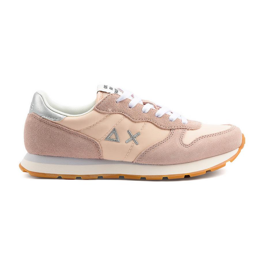 SUN 68 Ally Gold Silver Low-Top Sneakers  