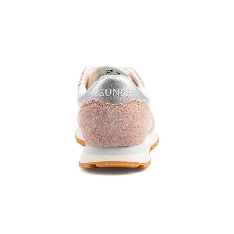 SUN 68 Ally Gold Silver Low-Top Sneakers  