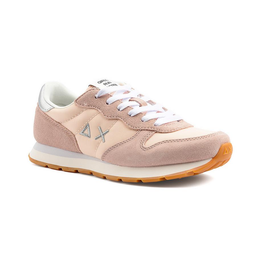 SUN 68 Ally Gold Silver Low-Top Sneakers  