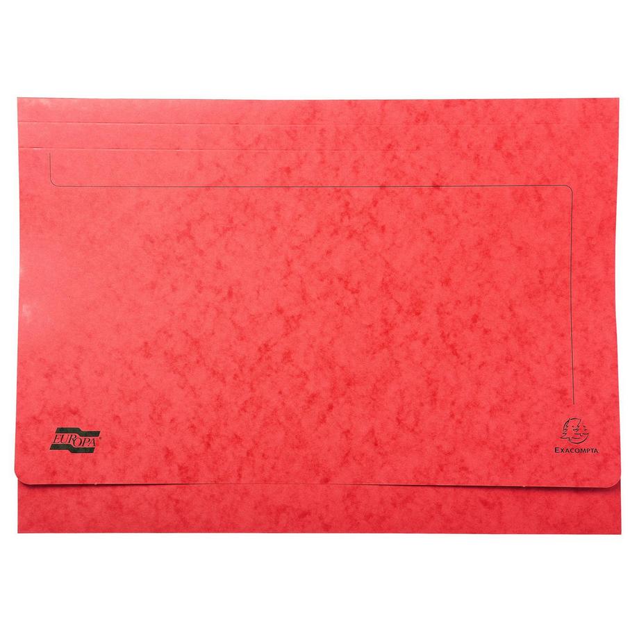 Exacompta Chemises poche en carte lustrée 225g/m2- A3 - x 25  