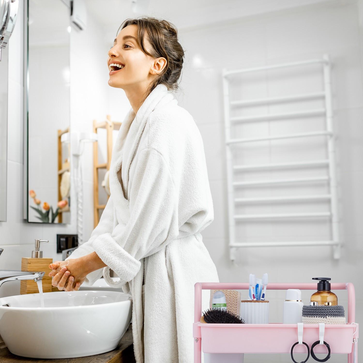 Northio Carrello con 3 ripiani  