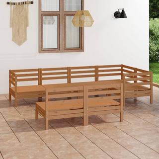 VidaXL Mobilier de jardin bois de pin  