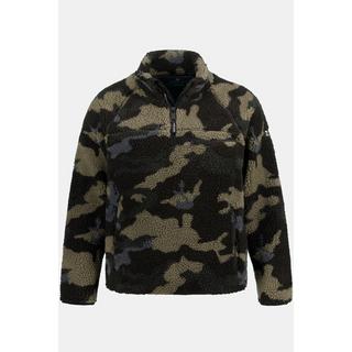 JP1880  Giacca antivento da sci in teddy per l'outdoor con fantasia camouflage 