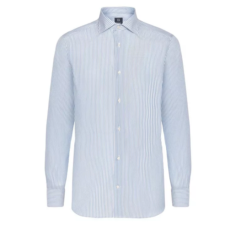 BOGGI Milano Gestreiftes Hemd Aus Baumwolle Slim Fit online kaufen MANOR
