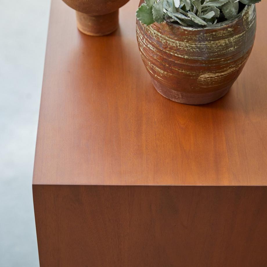 Tikamoon Cassettiera bassa in mogano massello Magda 50's  