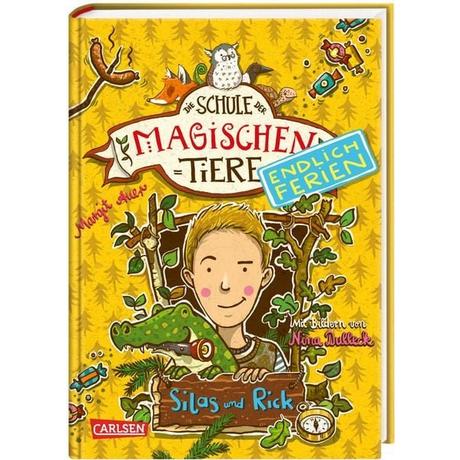 Die Schule der magischen Tiere. Endlich Ferien 2: Silas und Rick Auer, Margit; Dulleck, Nina (Illustrationen) Gebundene Ausgabe 