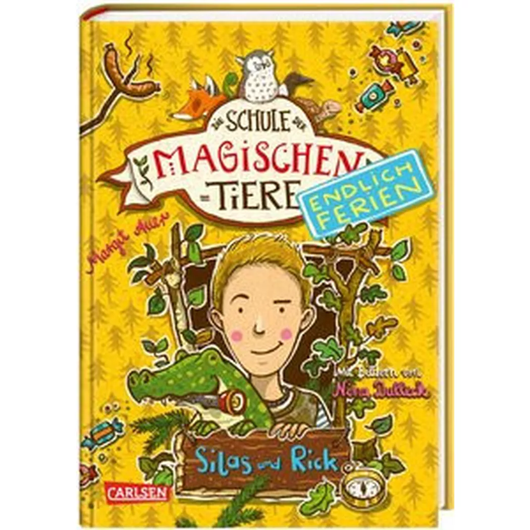 Carlsen - Die Schule der magischen Tiere. Endlich Ferien 2: Silas und Rick, Auer, Margit; Dulleck, Nina (Illustrationen)