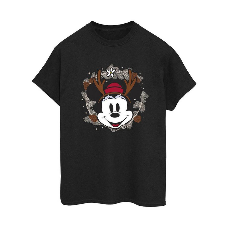 Disney Minnie Mouse Weihnachts-Rentier-Geweih T-Shirt  