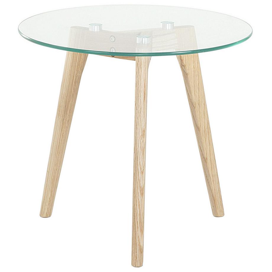 Beliani Set di 2 tavolini da caffè en Vetro  MISSOURI  