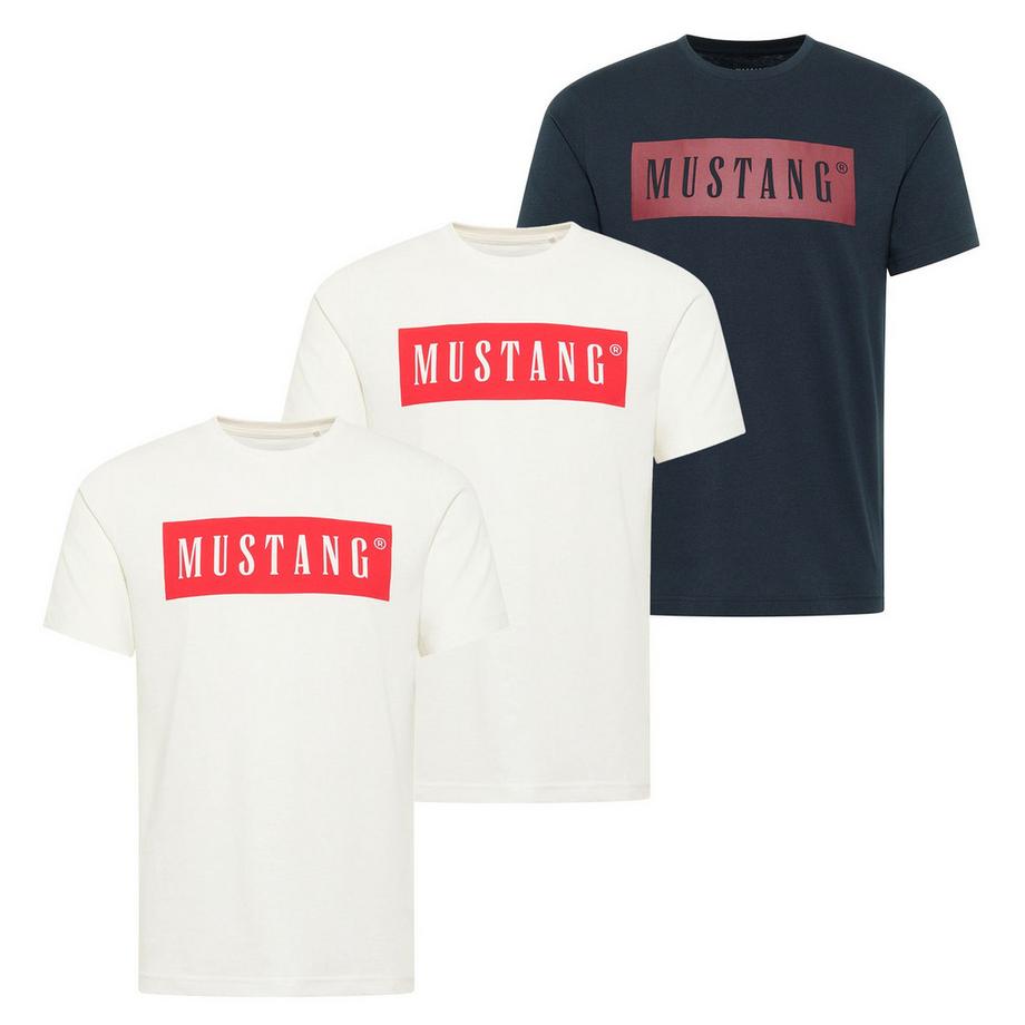 T-Shirt  3er Pack Bequem sitzend-Style Austin 3P