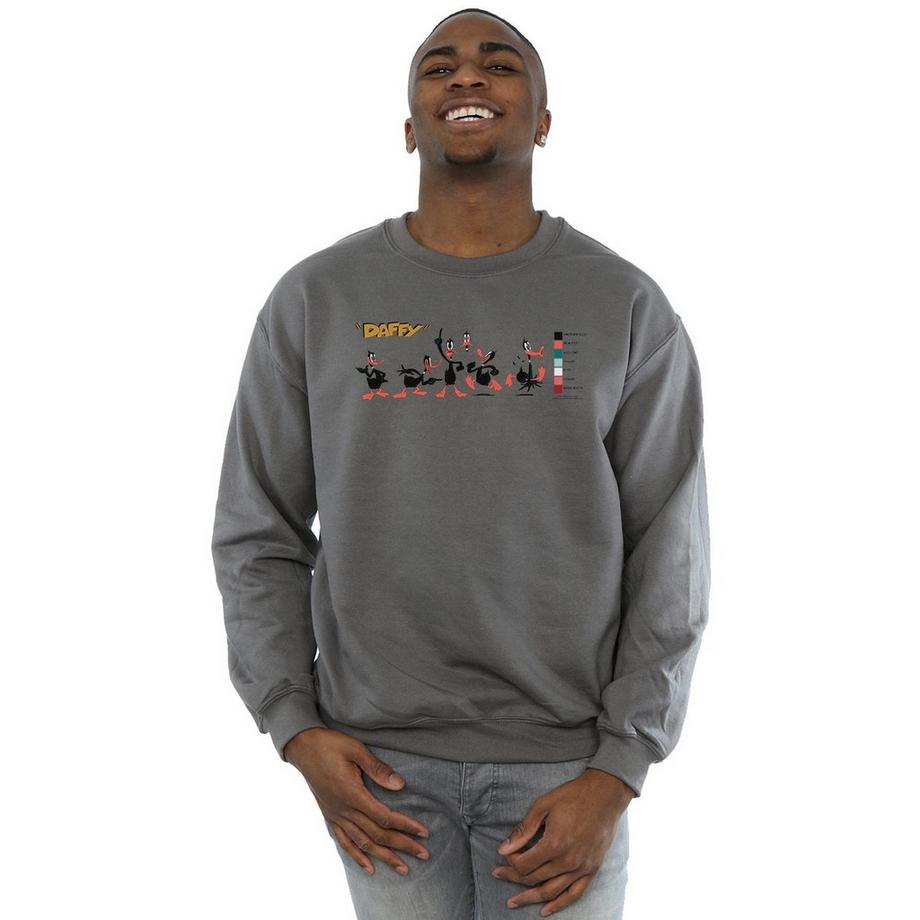 LOONEY TUNES Daffy Duck Imprimé Graphique Sweatshirt  