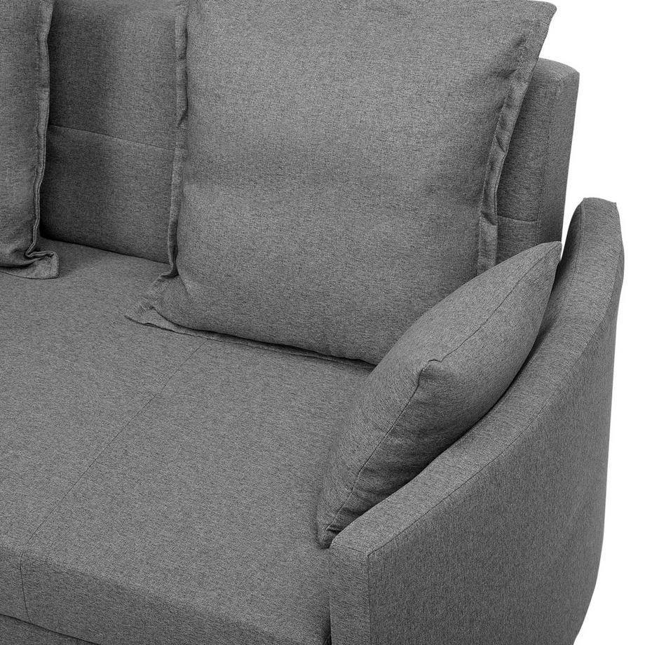 Beliani Schlafsofa aus Stoff  HOVIN  