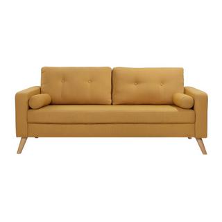 Vente-unique 3SitzerSofa Stoff mit WolleOptik TATUM  