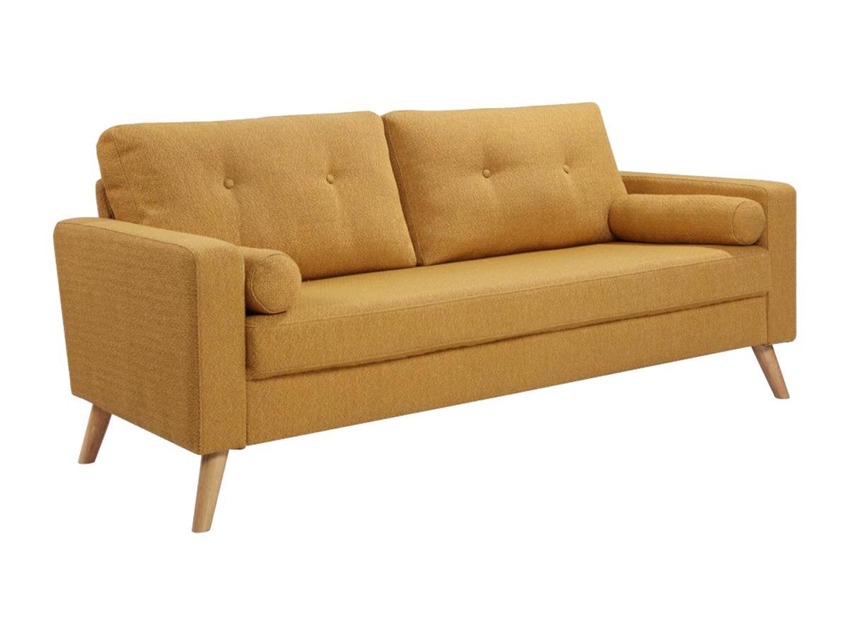 Vente-unique 3SitzerSofa Stoff mit WolleOptik TATUM  