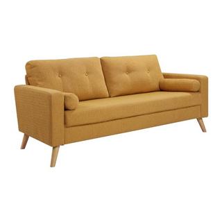 Vente-unique 3SitzerSofa Stoff mit WolleOptik TATUM  