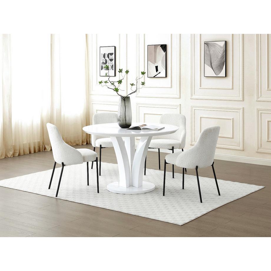 Vente-unique Tisch ohne Ausziehfunktion VIALETA  