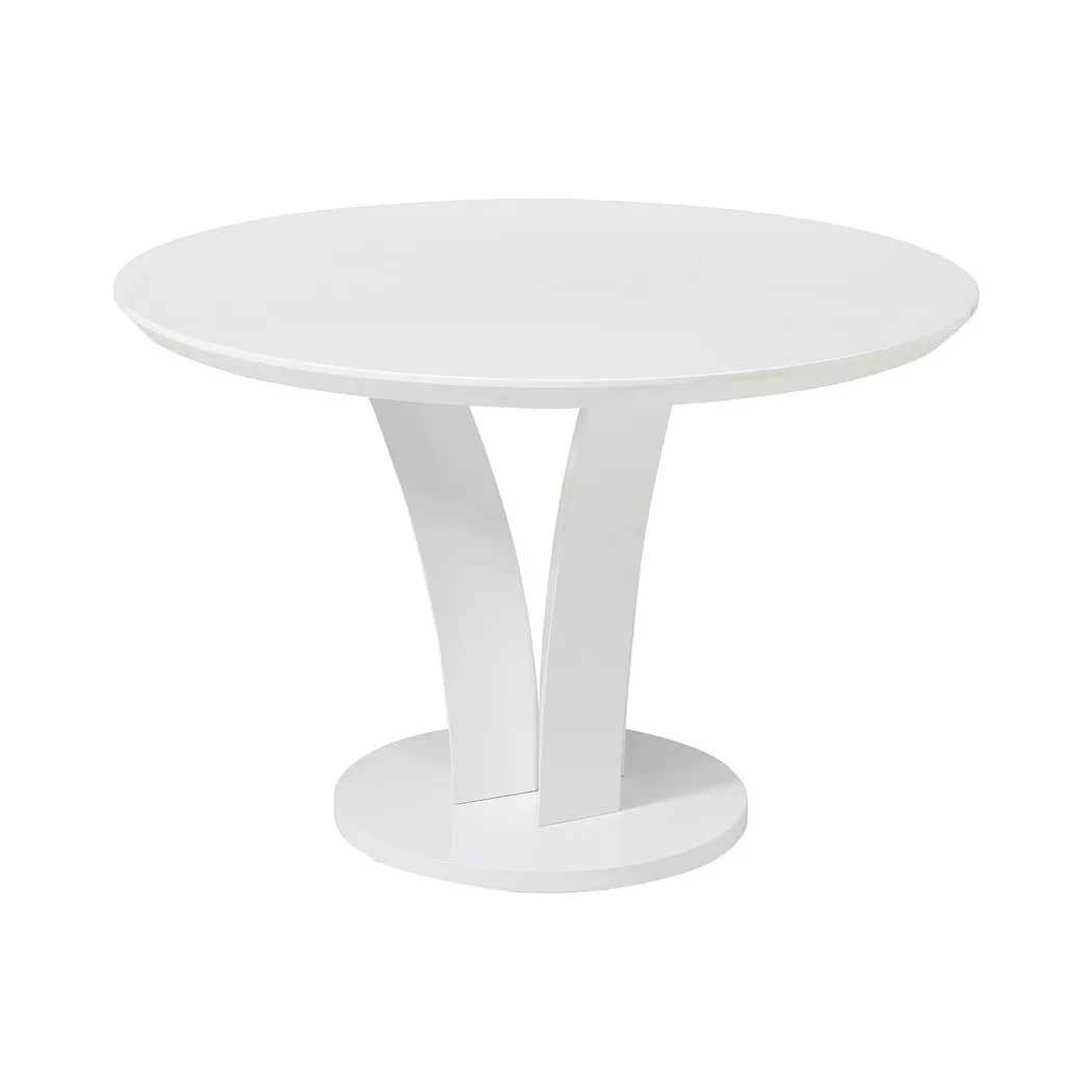 Vente-unique - Table à manger VIALETA, One Size, Blanc