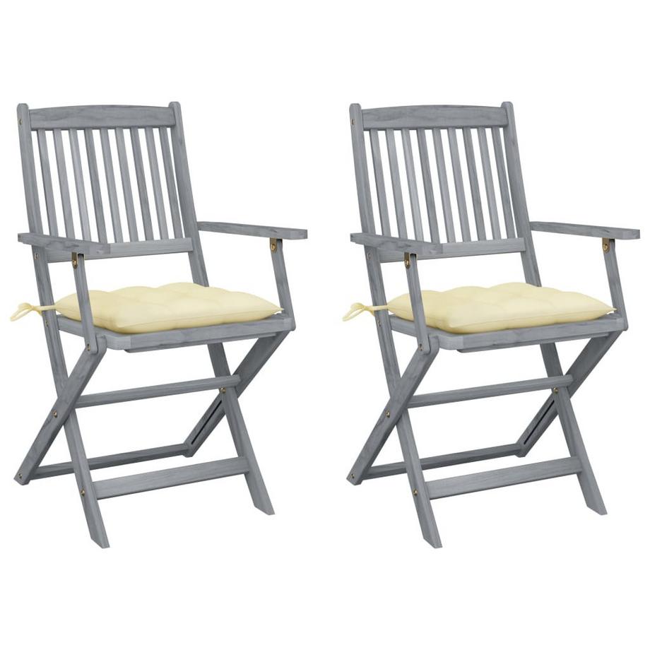 Chaise d'extérieur bois d'acacia