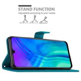 Cadorabo  Hülle für Honor 10i  20i  20 LITE  Huawei Enjoy 9S Blumen Design Magnetverschluss 