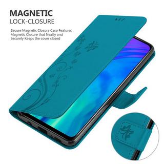 Cadorabo  Hülle für Honor 10i  20i  20 LITE  Huawei Enjoy 9S Blumen Design Magnetverschluss 