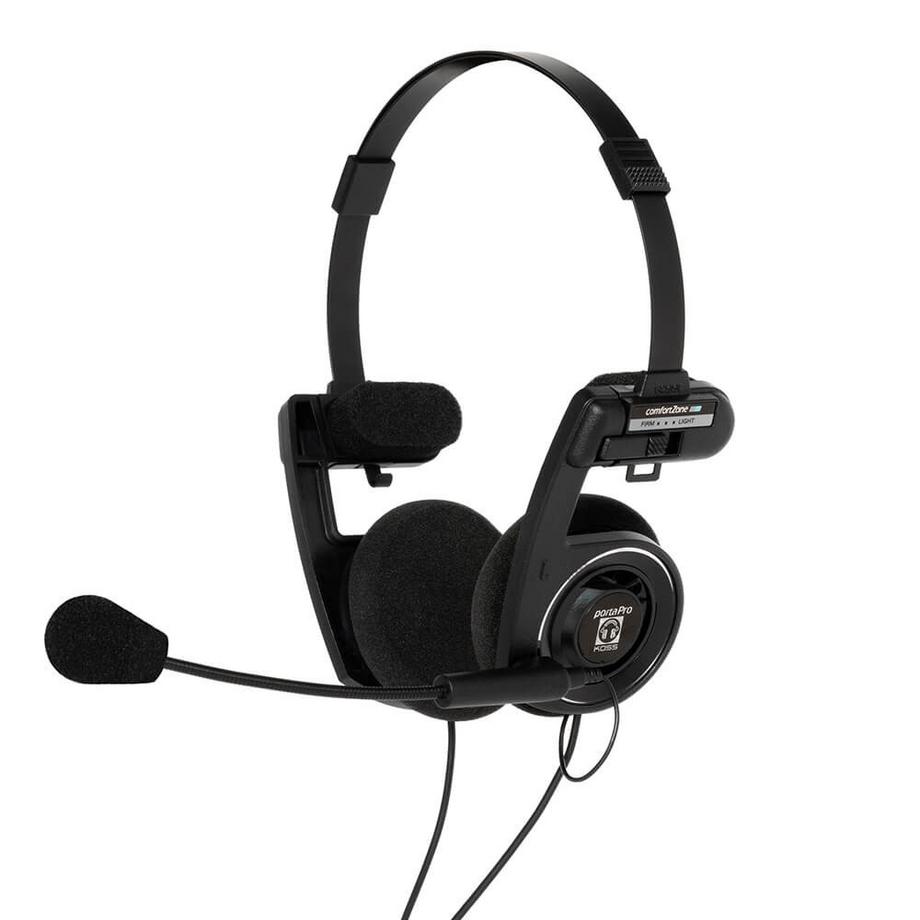 KOSS casque PortaPro casque de communication micro supra-auriculaire noir