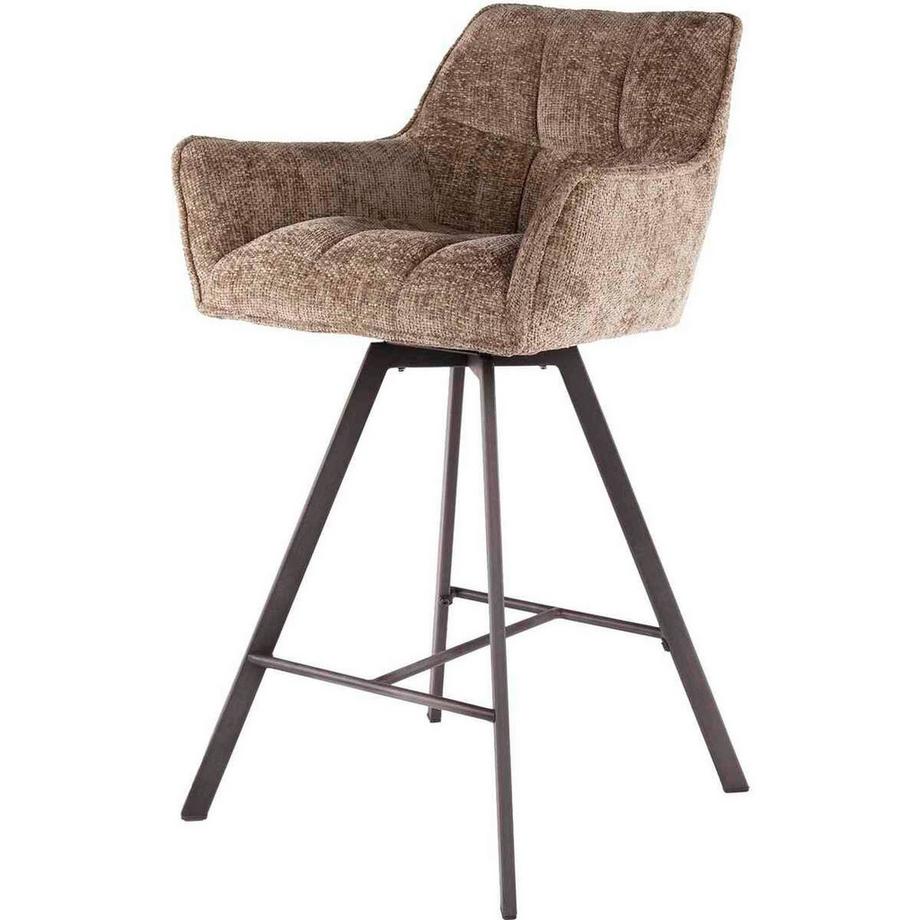 mutoni Chaise de bar Grid Rich champagne  