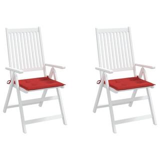 VidaXL Coussins de chaise de jardin 2 pcs   50x50x3 cm  