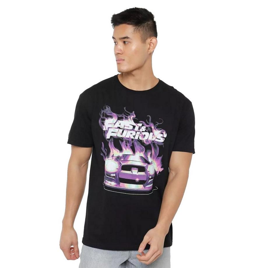 Fast & Furious Fast & Furious T-Shirt Stampa Grafica Auto  