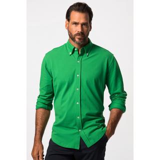 JP1880  Chemise en maille piquée JAY-PI, spécial golf. Technologie FLEXNAMIC®. Coupe Modern Fit. Manches courtes et col à pointes boutonnées. 