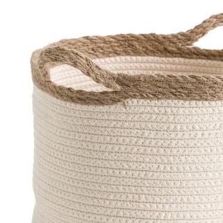 La Redoute Intérieurs Panier coton et jute Ø26 cm  