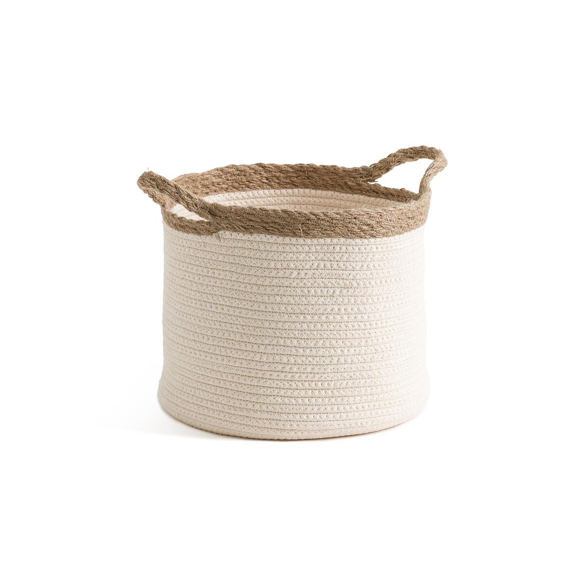 La Redoute Intérieurs Panier coton et jute Ø26 cm  