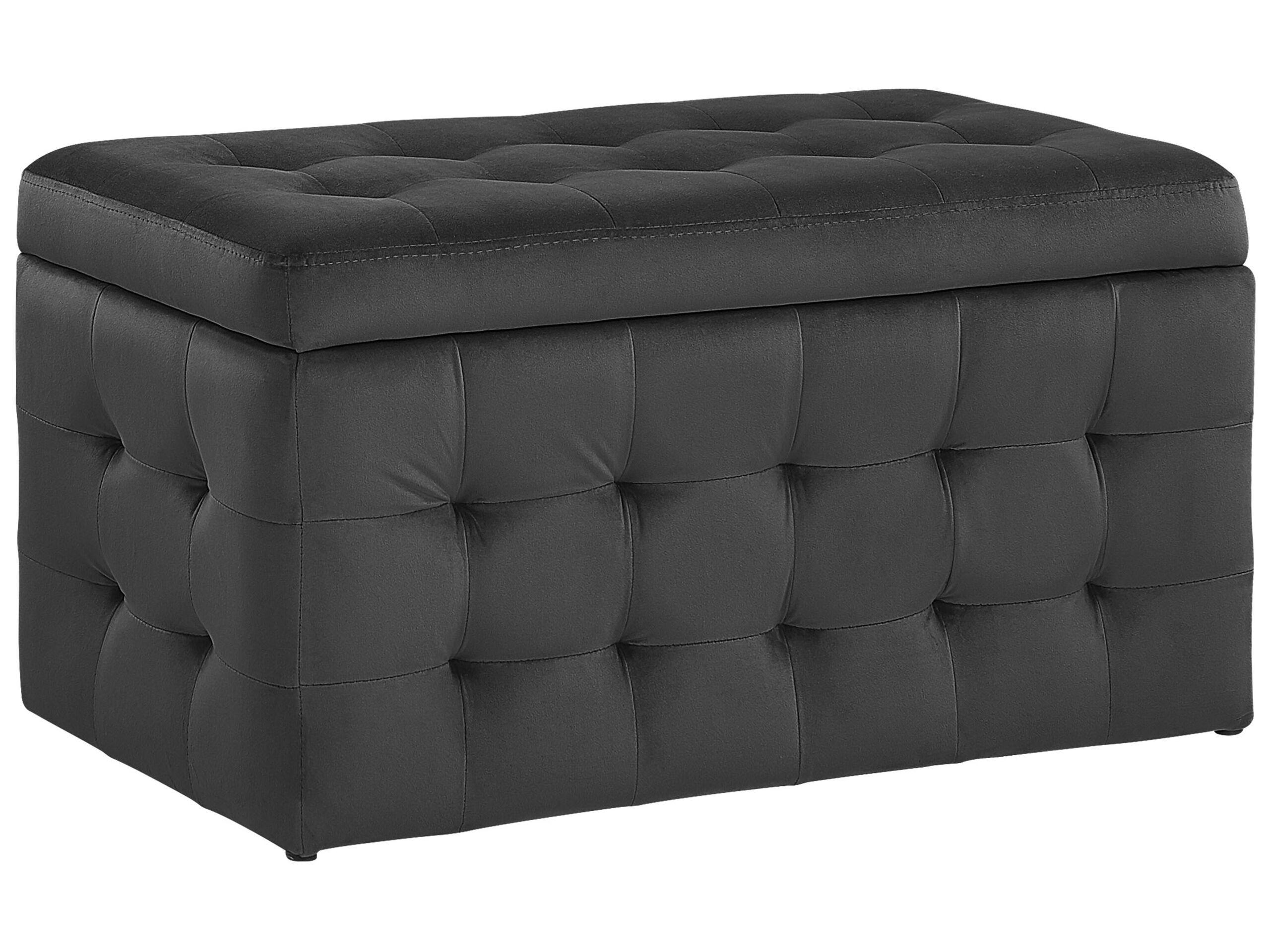 Beliani Ottoman en Velours Glamour MICHIGAN  