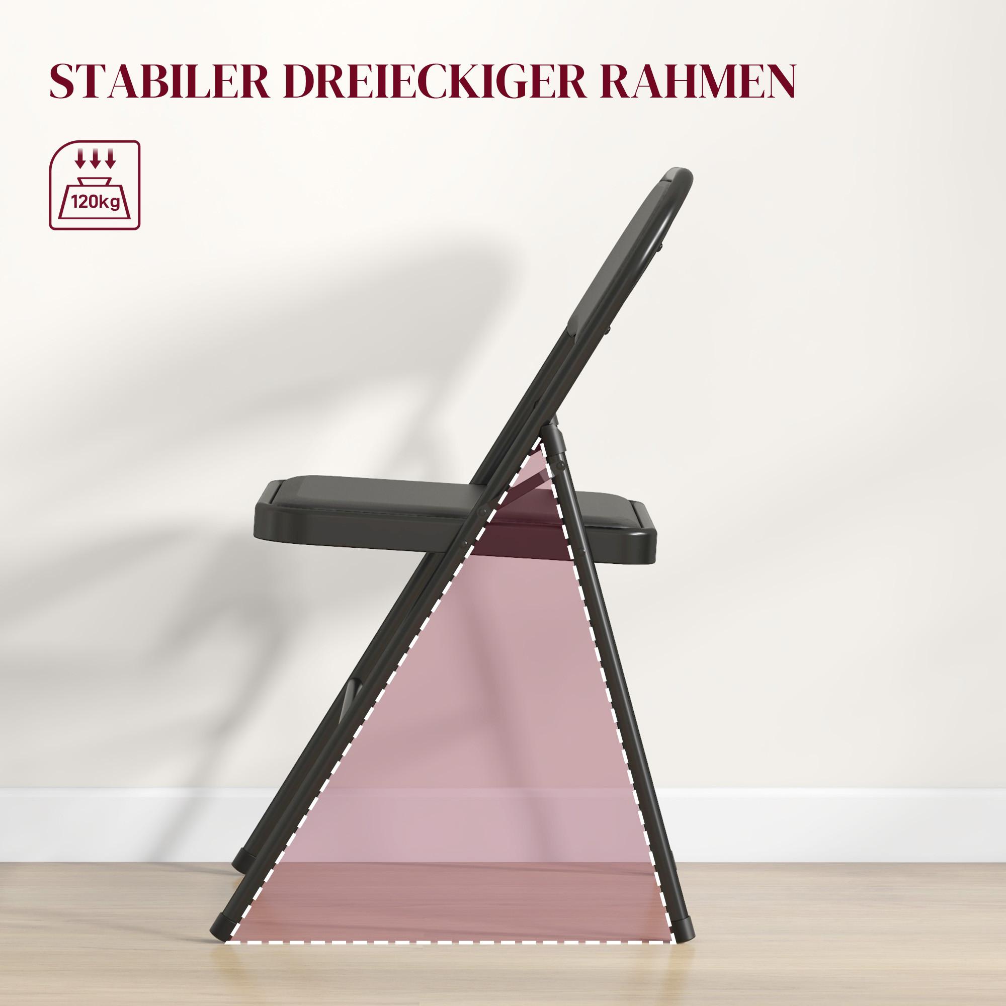 HOMCOM Chaise pliante  