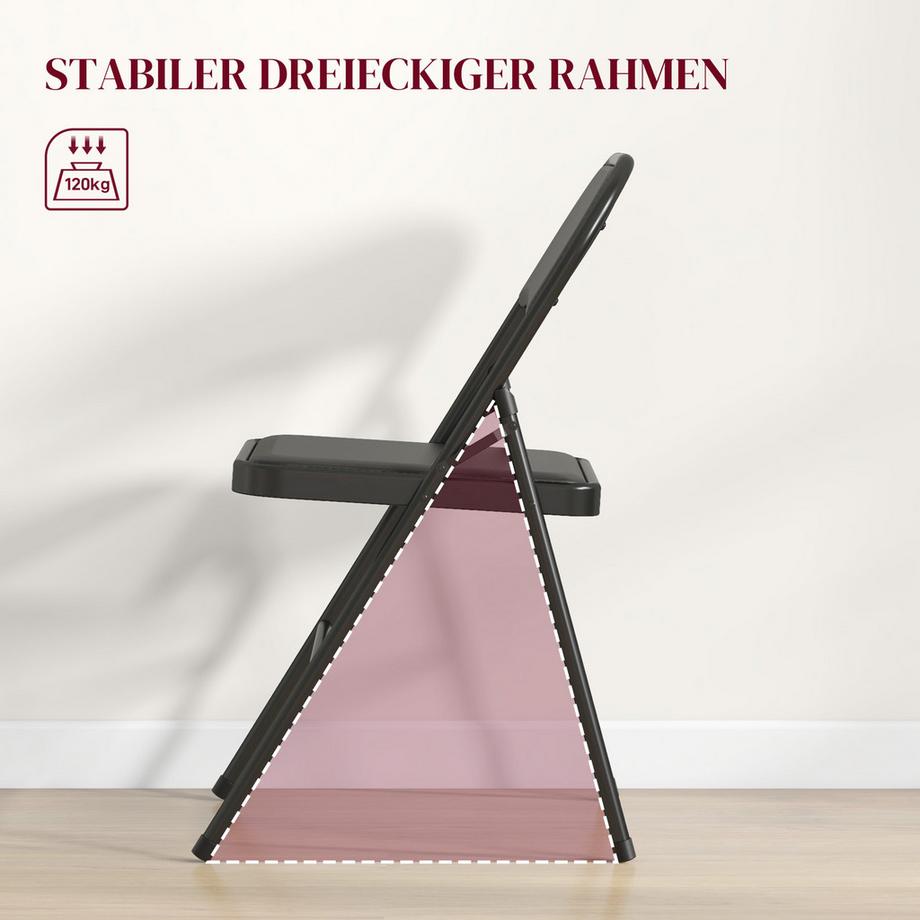 HOMCOM Klappstuhl 4er Set  