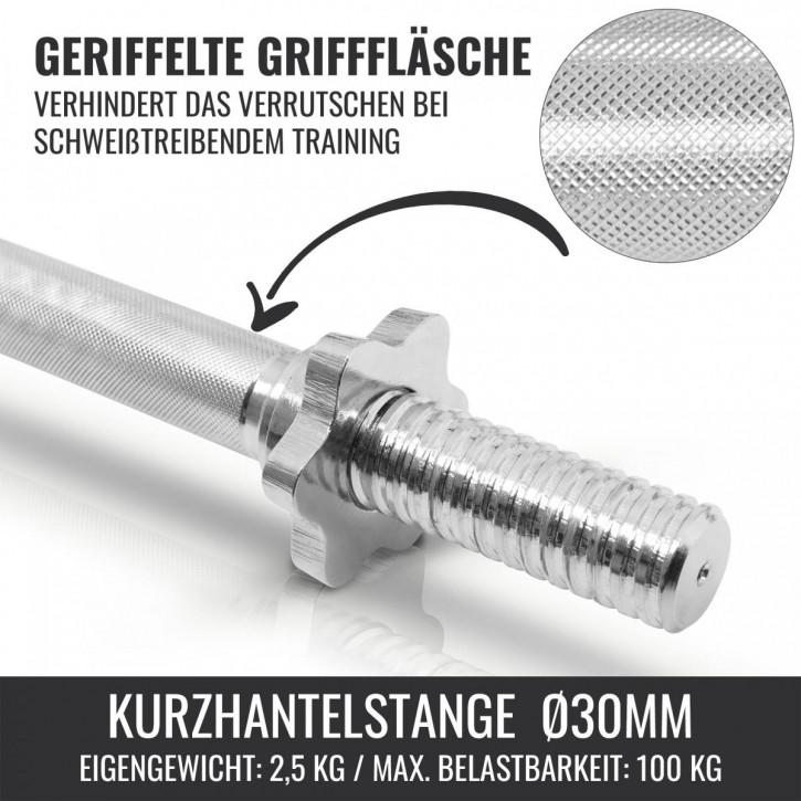 Gorilla Sports  Kurzhantelset Hantelset 30 kg 