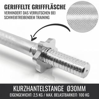 Gorilla Sports  Kurzhantelset Hantelset 30 kg 