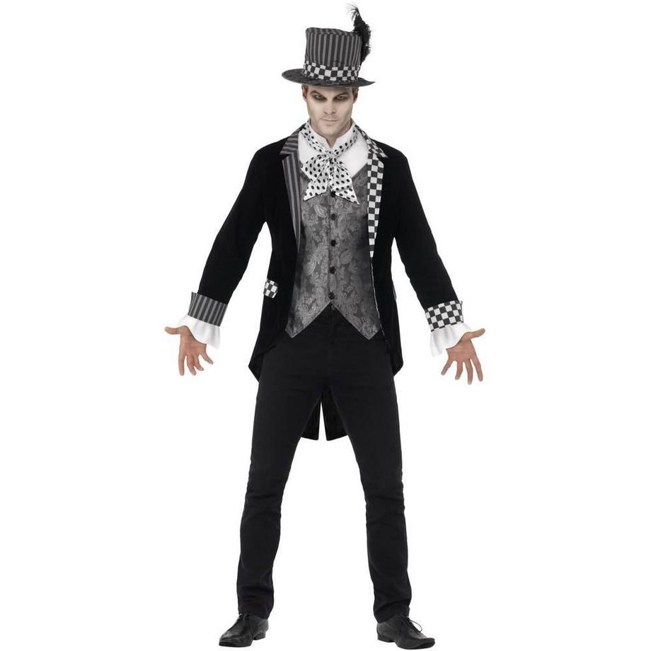 smiffys  Deluxe Costume Cappellaio Nero Set 