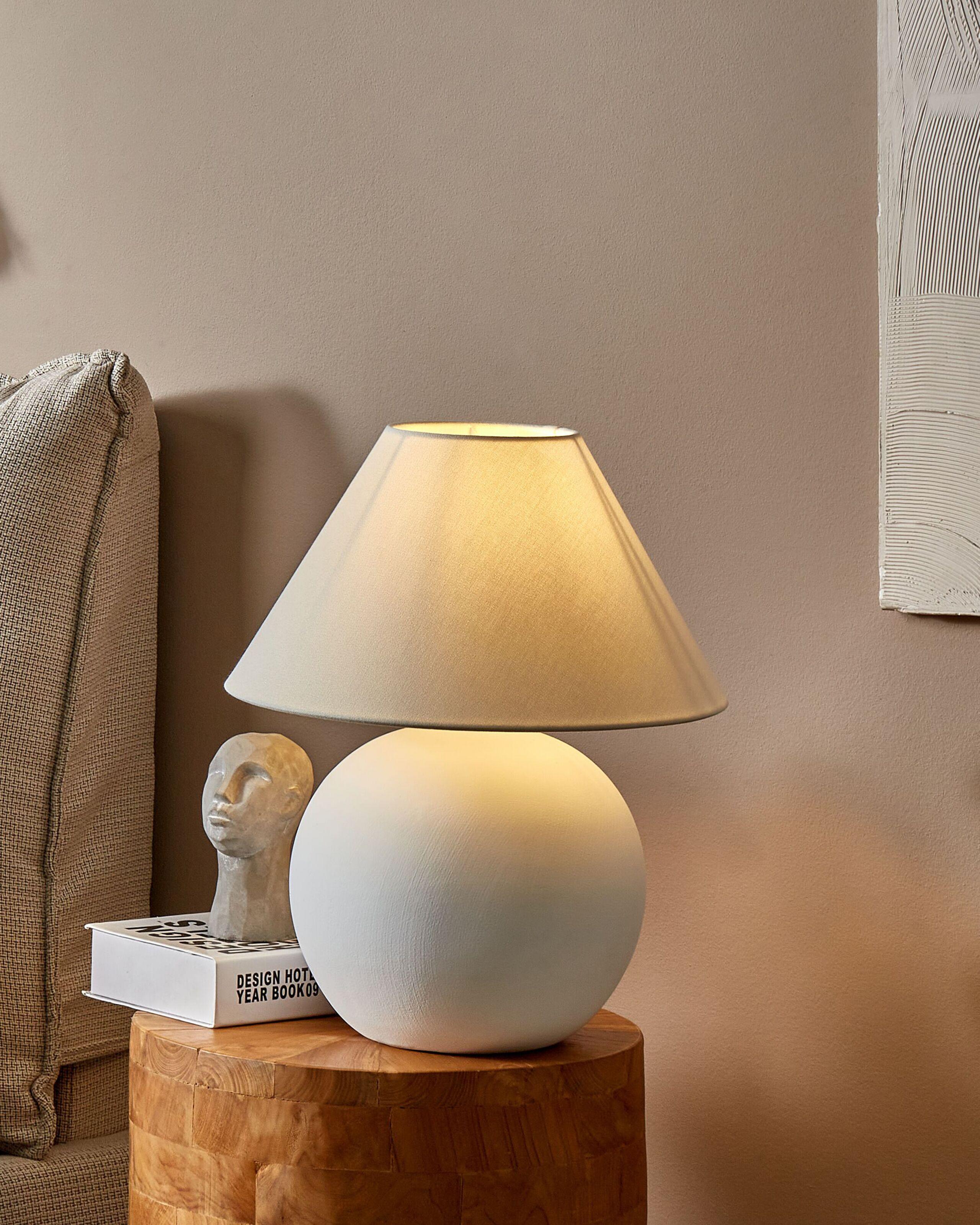 Beliani Lampe à poser en Céramique Traditionnel LIMIA  